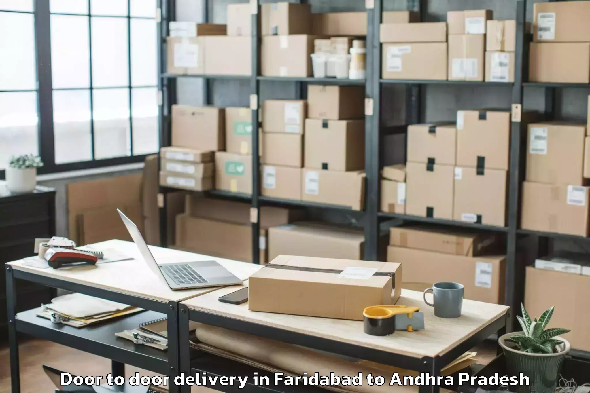 Affordable Faridabad to Nandigama Door To Door Delivery